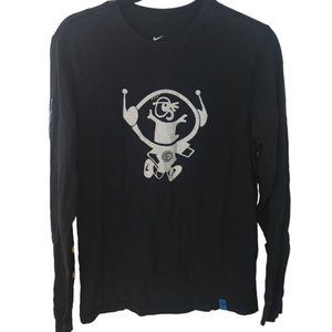 Nike Inter Milan Long Sleeve Black T-Shirt Yellow Inter Milano Sleeve